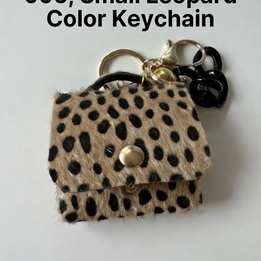 006, Leopard Print Keychain Charm - image 5